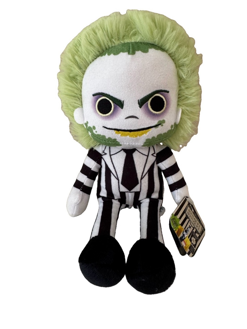 Beetlejuice-Inspired Green Hair Plush Toy - Kids Toys 8 inch NEW!
